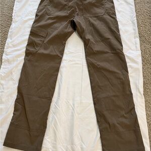 Men's Prana Straight Stretch Pants - Brown Size 34x32